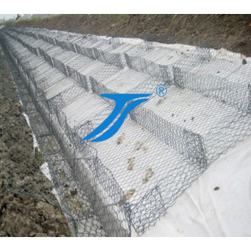 ТС-Шестиугольная Гальванизированная Коробка Gabion 